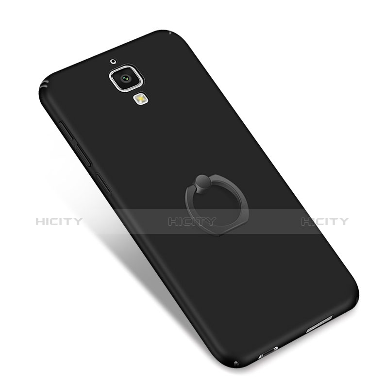 Custodia Plastica Rigida Cover Opaca con Anello Supporto A01 per Xiaomi Mi 4 LTE