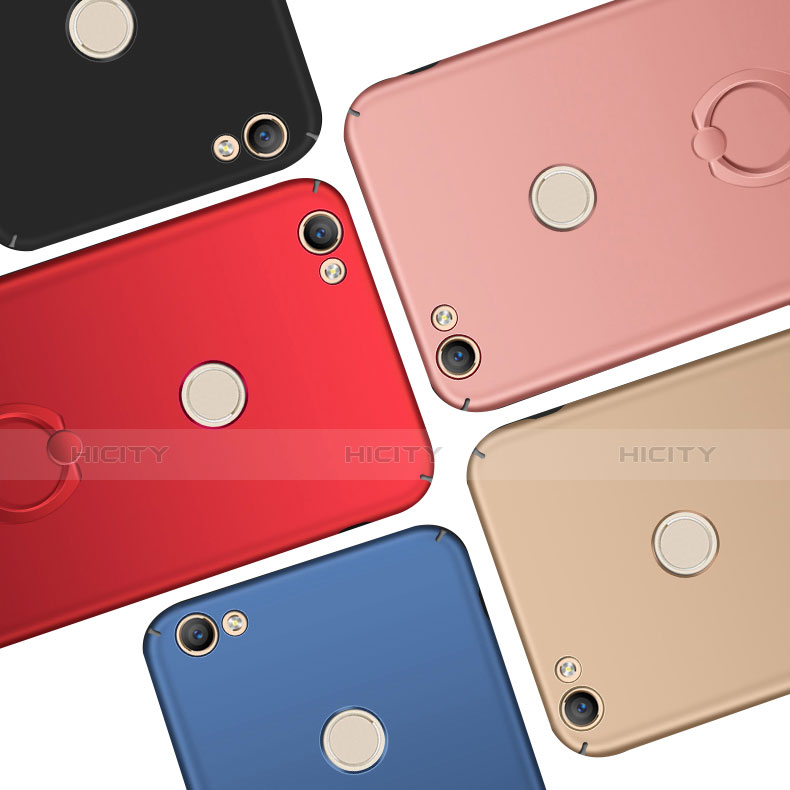 Custodia Plastica Rigida Cover Opaca con Anello Supporto A01 per Xiaomi Redmi Note 5A High Edition
