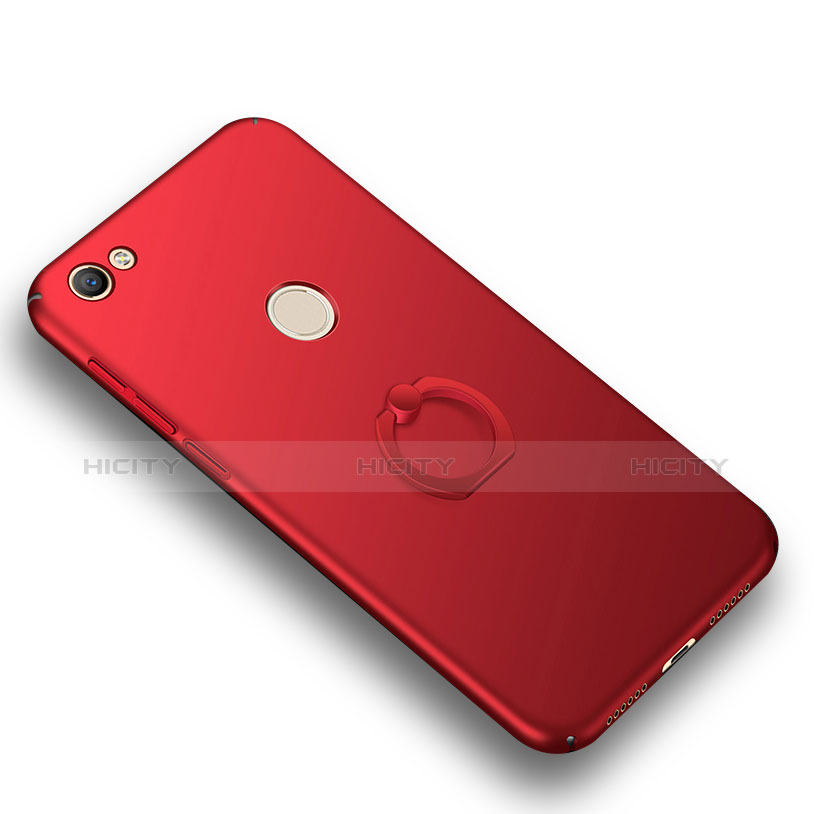 Custodia Plastica Rigida Cover Opaca con Anello Supporto A01 per Xiaomi Redmi Note 5A High Edition