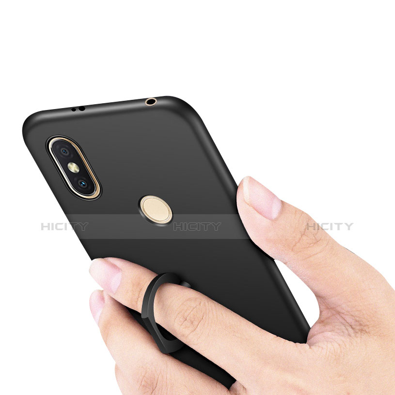 Custodia Plastica Rigida Cover Opaca con Anello Supporto A01 per Xiaomi Redmi S2