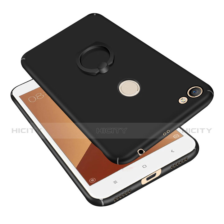 Custodia Plastica Rigida Cover Opaca con Anello Supporto A01 per Xiaomi Redmi Y1