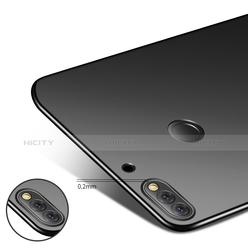 Custodia Plastica Rigida Cover Opaca con Anello Supporto A04 per Huawei Enjoy 8