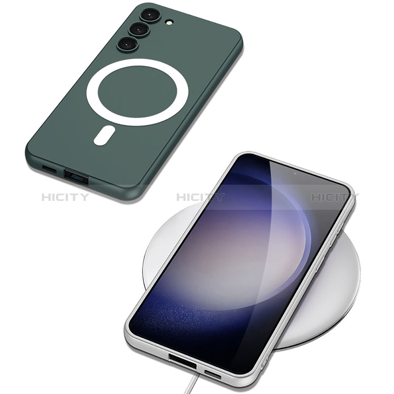 Custodia Plastica Rigida Cover Opaca con Mag-Safe Magnetic AC1 per Samsung Galaxy S21 Plus 5G