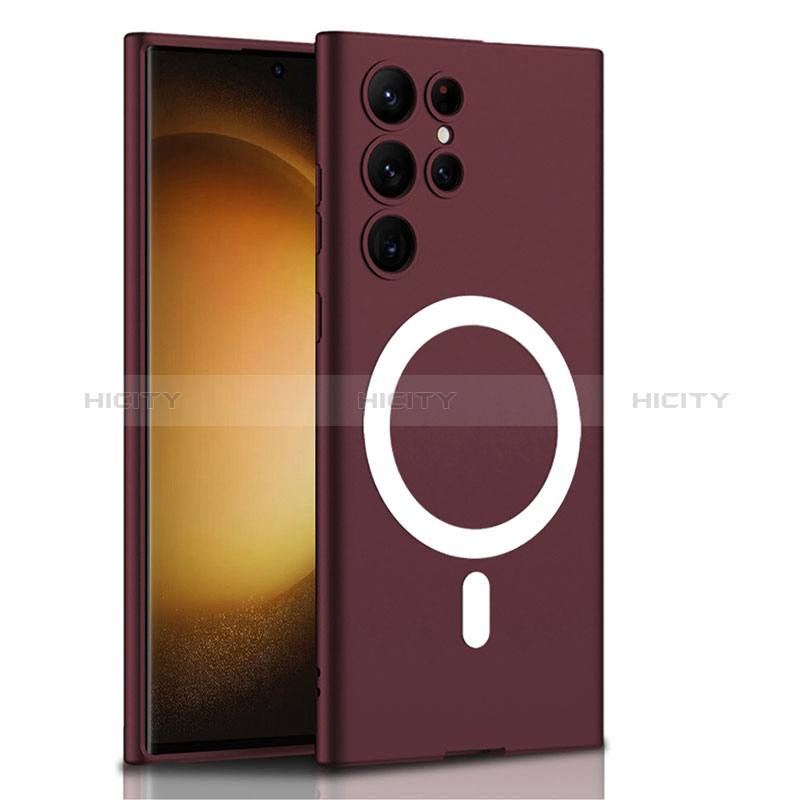 Custodia Plastica Rigida Cover Opaca con Mag-Safe Magnetic AC1 per Samsung Galaxy S22 Ultra 5G