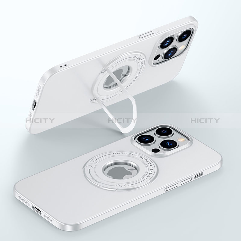 Custodia Plastica Rigida Cover Opaca con Mag-Safe Magnetic JB1 per Apple iPhone 13 Pro Max Bianco