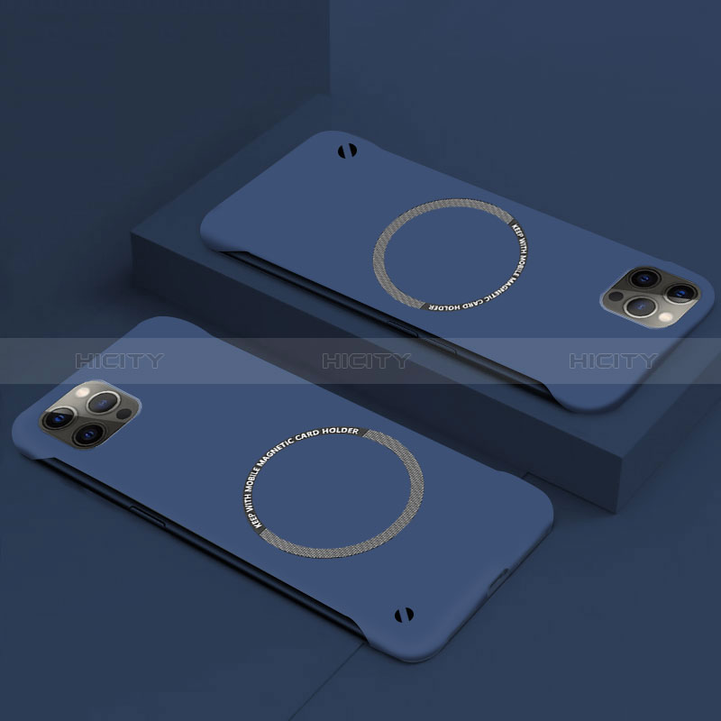 Custodia Plastica Rigida Cover Opaca con Mag-Safe Magnetic P01 per Apple iPhone 14 Plus Blu