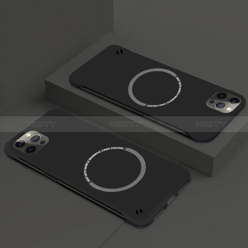 Custodia Plastica Rigida Cover Opaca con Mag-Safe Magnetic P01 per Apple iPhone 14 Plus Nero