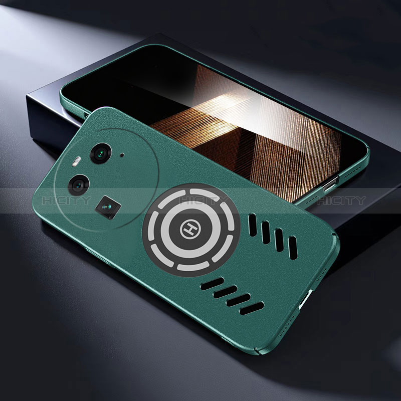 Custodia Plastica Rigida Cover Opaca con Mag-Safe Magnetic per Oppo Find X6 5G