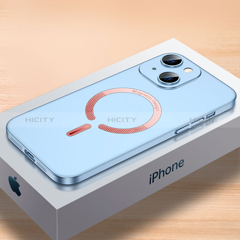 Custodia Plastica Rigida Cover Opaca con Mag-Safe Magnetic QC1 per Apple iPhone 15 Plus