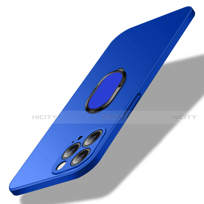 Custodia Plastica Rigida Cover Opaca con Magnetico Anello Supporto A01 per Apple iPhone 14 Pro