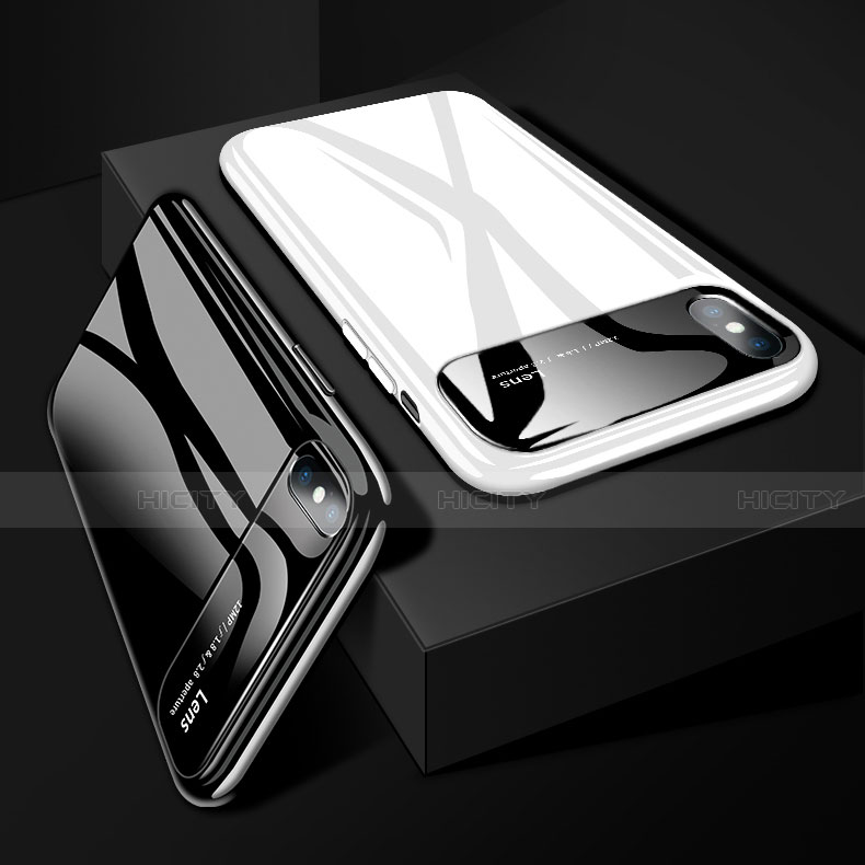 Custodia Plastica Rigida Cover Opaca con Magnetico Anello Supporto A01 per Apple iPhone Xs