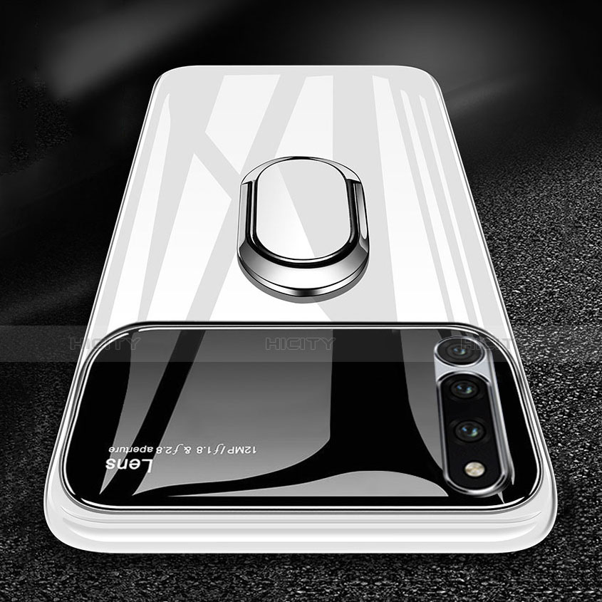 Custodia Plastica Rigida Cover Opaca con Magnetico Anello Supporto A01 per Huawei Honor Magic 2