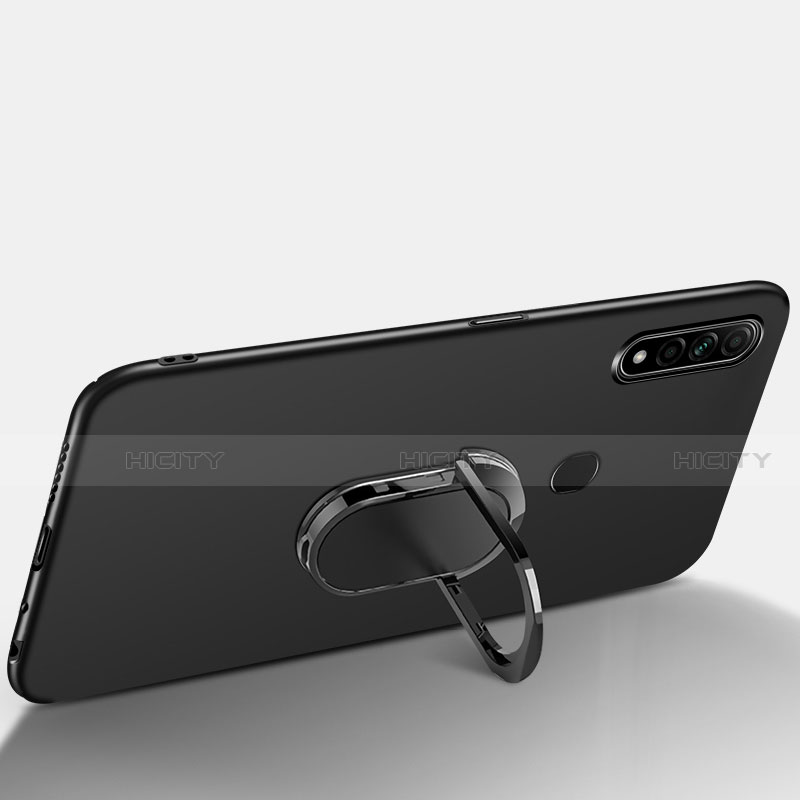 Custodia Plastica Rigida Cover Opaca con Magnetico Anello Supporto A01 per Oppo A31