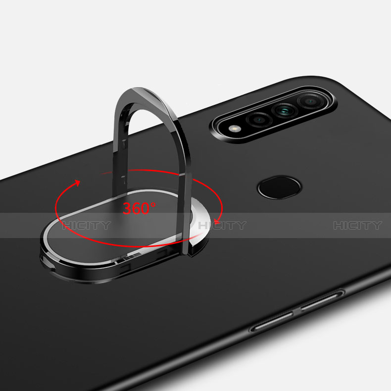 Custodia Plastica Rigida Cover Opaca con Magnetico Anello Supporto A01 per Oppo A31