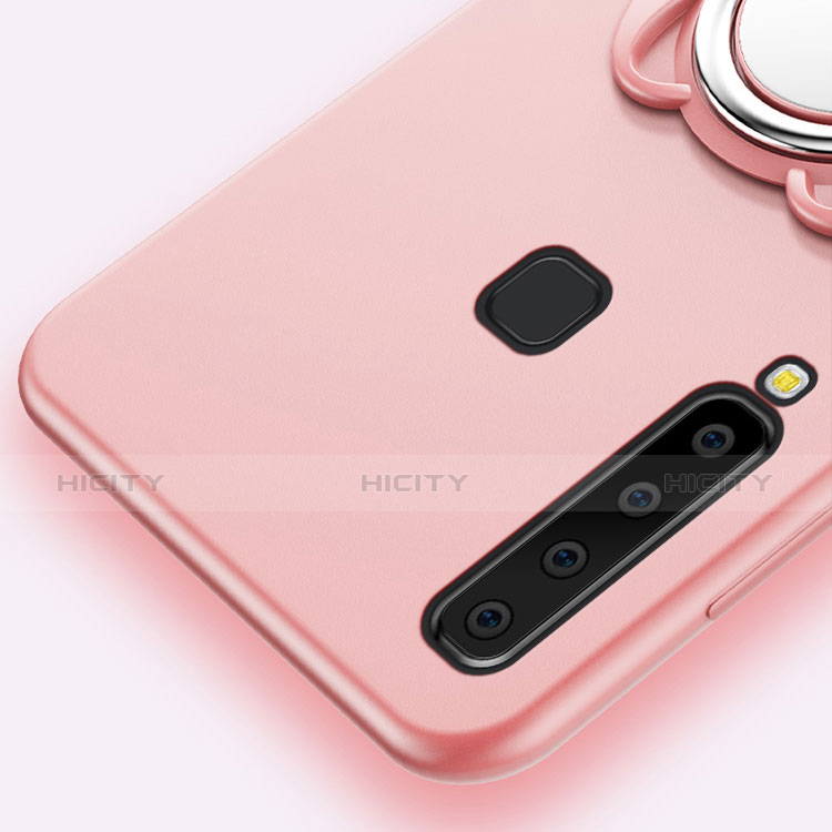 Custodia Plastica Rigida Cover Opaca con Magnetico Anello Supporto A01 per Samsung Galaxy A9s