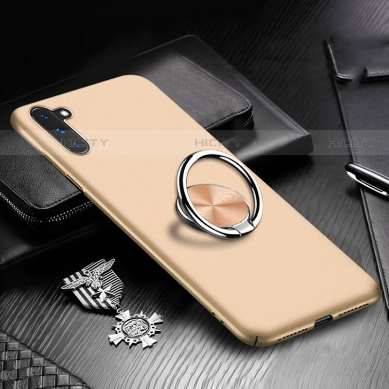 Custodia Plastica Rigida Cover Opaca con Magnetico Anello Supporto A01 per Samsung Galaxy Note 10 5G