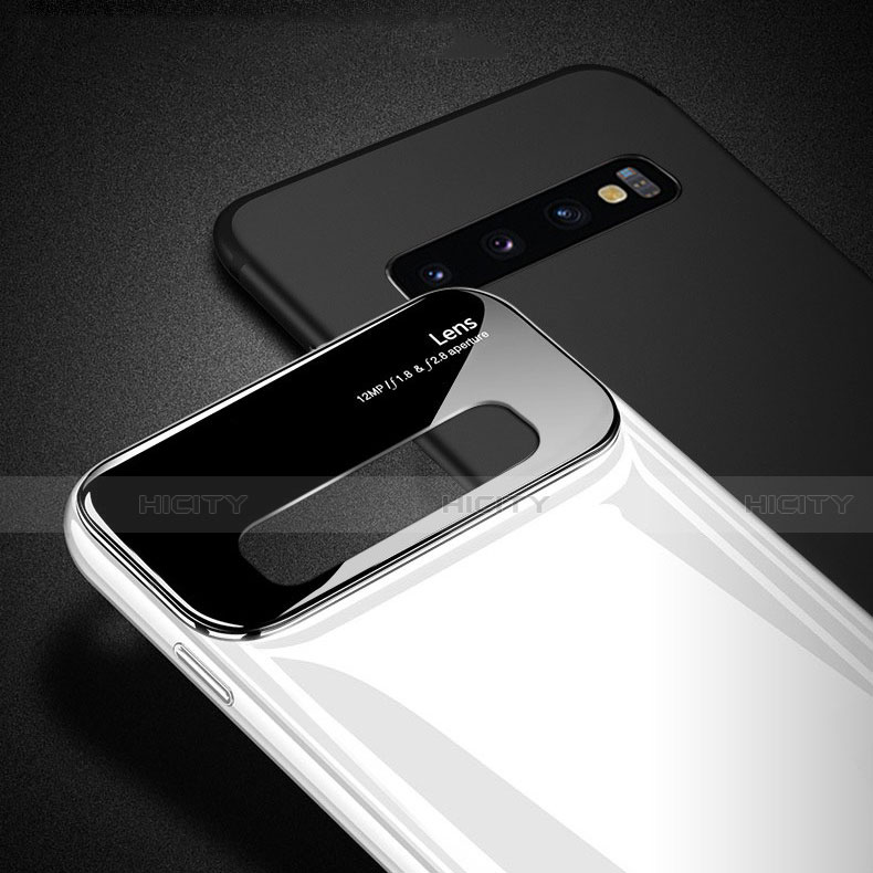 Custodia Plastica Rigida Cover Opaca con Magnetico Anello Supporto A01 per Samsung Galaxy S10 Plus