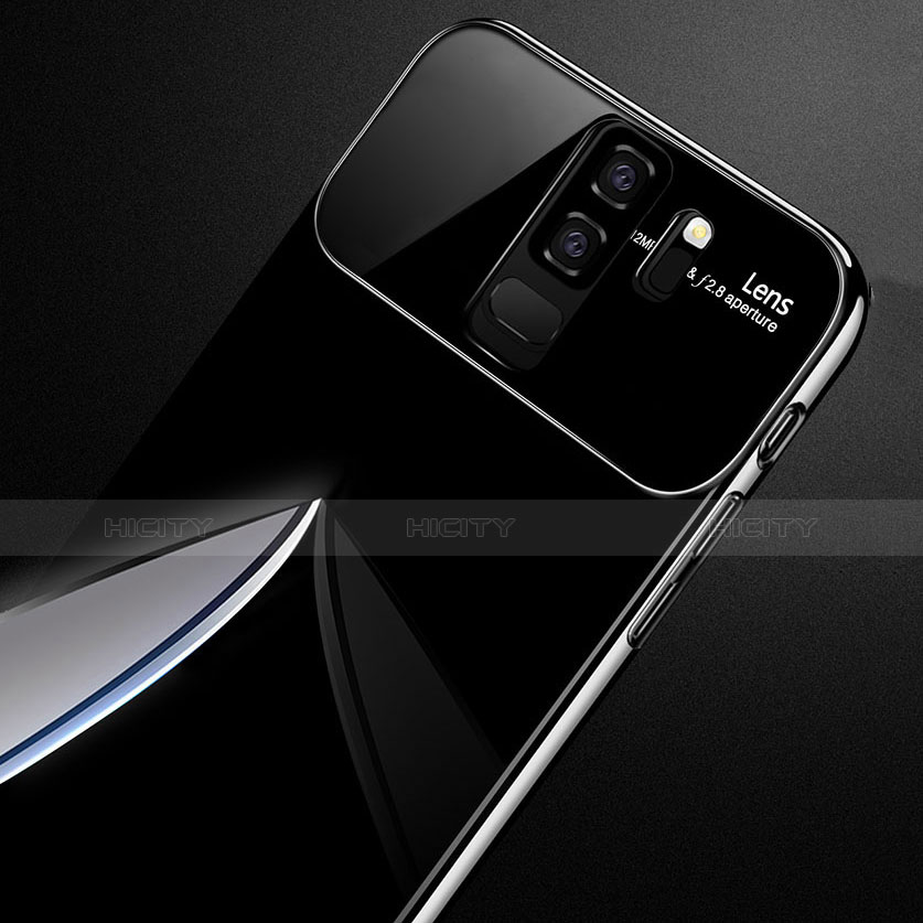 Custodia Plastica Rigida Cover Opaca con Magnetico Anello Supporto A01 per Samsung Galaxy S9 Plus