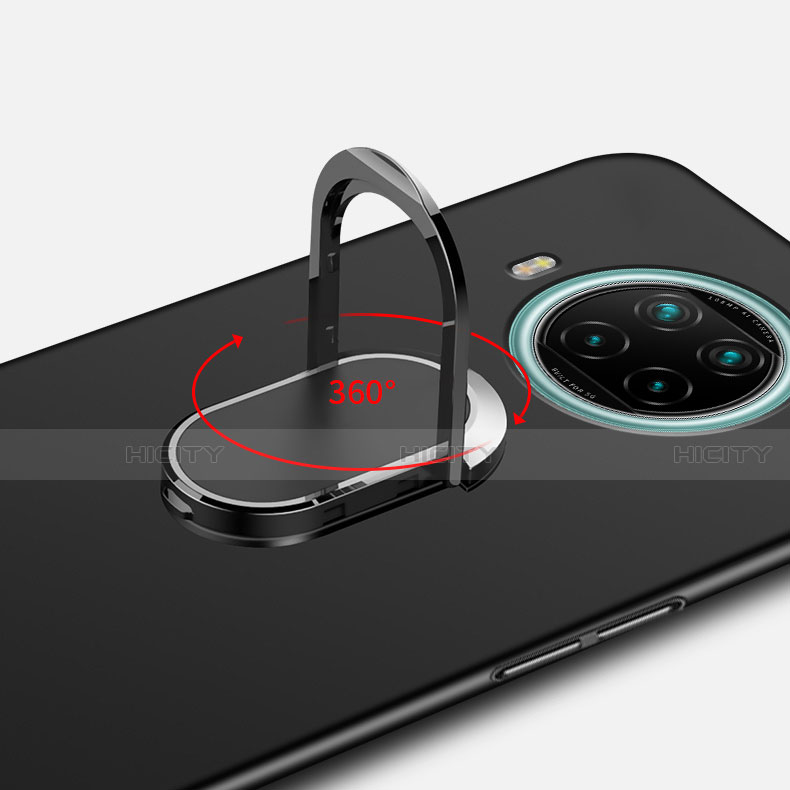 Custodia Plastica Rigida Cover Opaca con Magnetico Anello Supporto A01 per Xiaomi Mi 10T Lite 5G