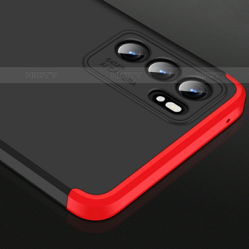 Custodia Plastica Rigida Cover Opaca con Magnetico Anello Supporto GK1 per Oppo Reno6 Pro 5G India