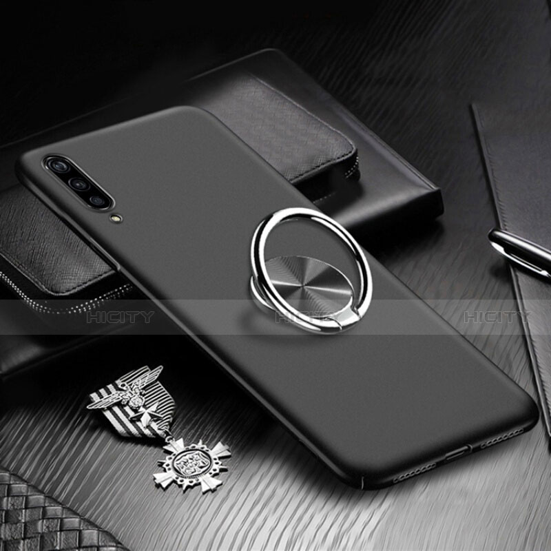 Custodia Plastica Rigida Cover Opaca con Magnetico Anello Supporto P01 per Xiaomi Mi A3