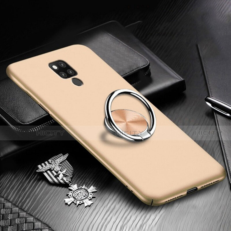 Custodia Plastica Rigida Cover Opaca con Magnetico Anello Supporto P02 per Huawei Mate 20 X 5G