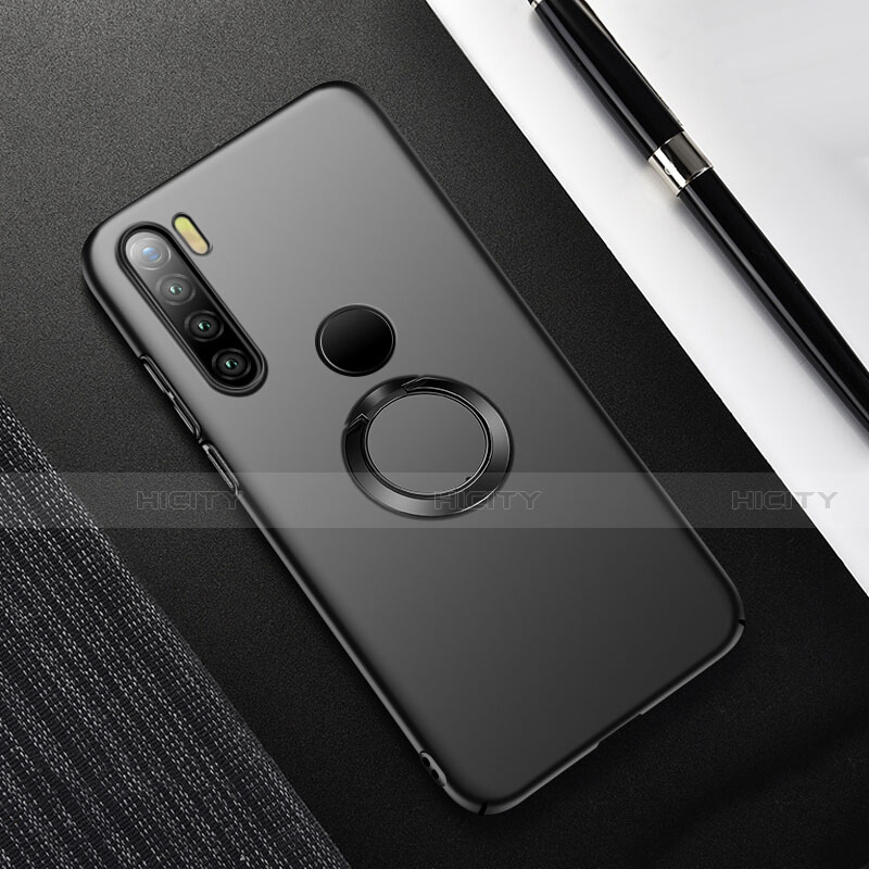 Custodia Plastica Rigida Cover Opaca con Magnetico Anello Supporto P02 per Xiaomi Redmi Note 8T