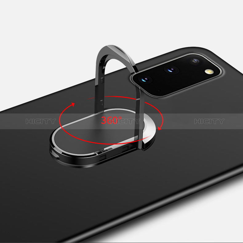 Custodia Plastica Rigida Cover Opaca con Magnetico Anello Supporto per Samsung Galaxy S20 FE (2022) 5G