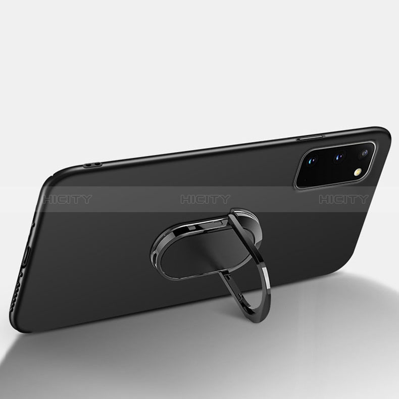 Custodia Plastica Rigida Cover Opaca con Magnetico Anello Supporto per Samsung Galaxy S20 Lite 5G