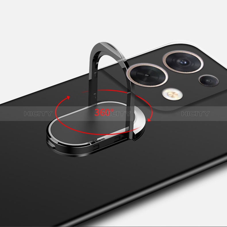 Custodia Plastica Rigida Cover Opaca con Magnetico Anello Supporto S01 per Xiaomi Redmi Note 13 5G