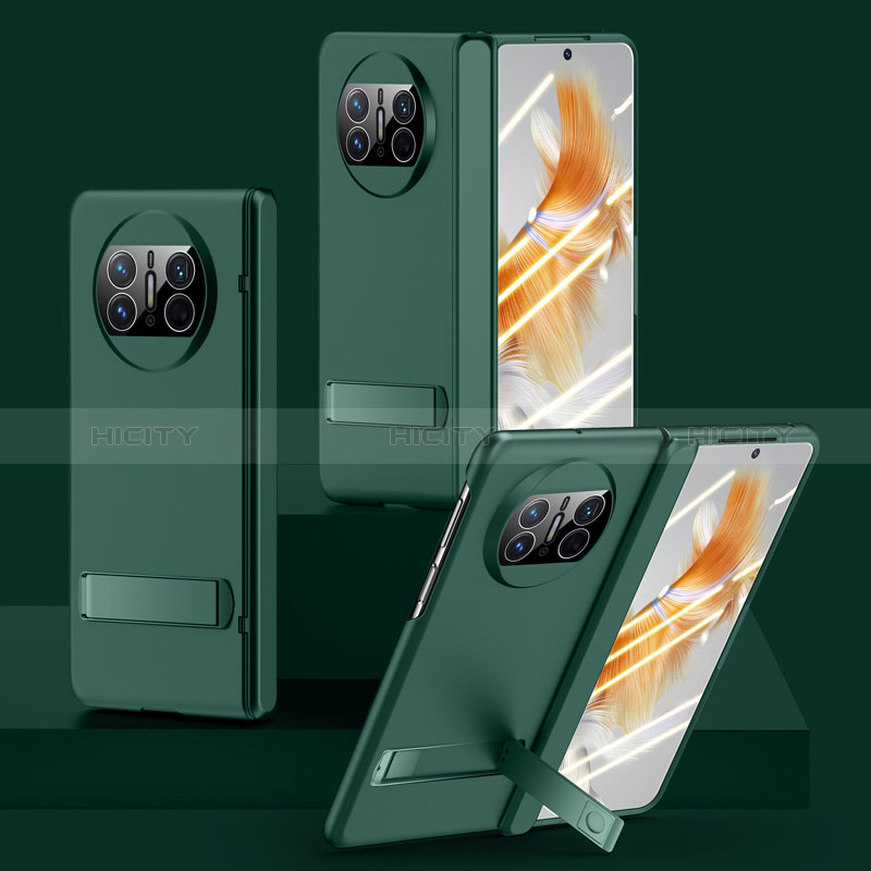 Custodia Plastica Rigida Cover Opaca con Supporto QK1 per Huawei Mate X3