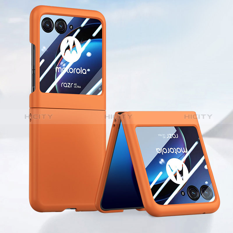 Custodia Plastica Rigida Cover Opaca Fronte e Retro 360 Gradi BH4 per Motorola Moto Razr 40 Ultra 5G