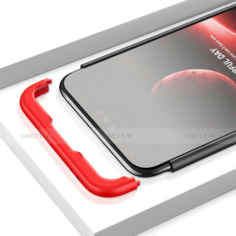 Custodia Plastica Rigida Cover Opaca Fronte e Retro 360 Gradi con Anello Supporto per Huawei Honor 10 Lite