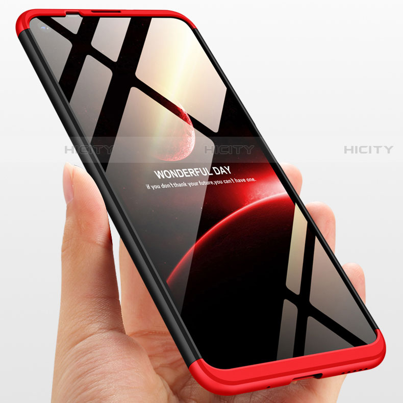 Custodia Plastica Rigida Cover Opaca Fronte e Retro 360 Gradi con Anello Supporto per Huawei Nova 5T