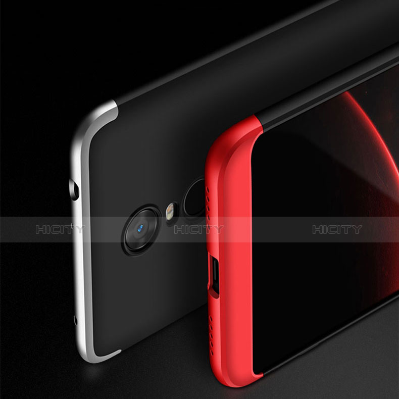 Custodia Plastica Rigida Cover Opaca Fronte e Retro 360 Gradi con Anello Supporto per Xiaomi Redmi 5 Plus