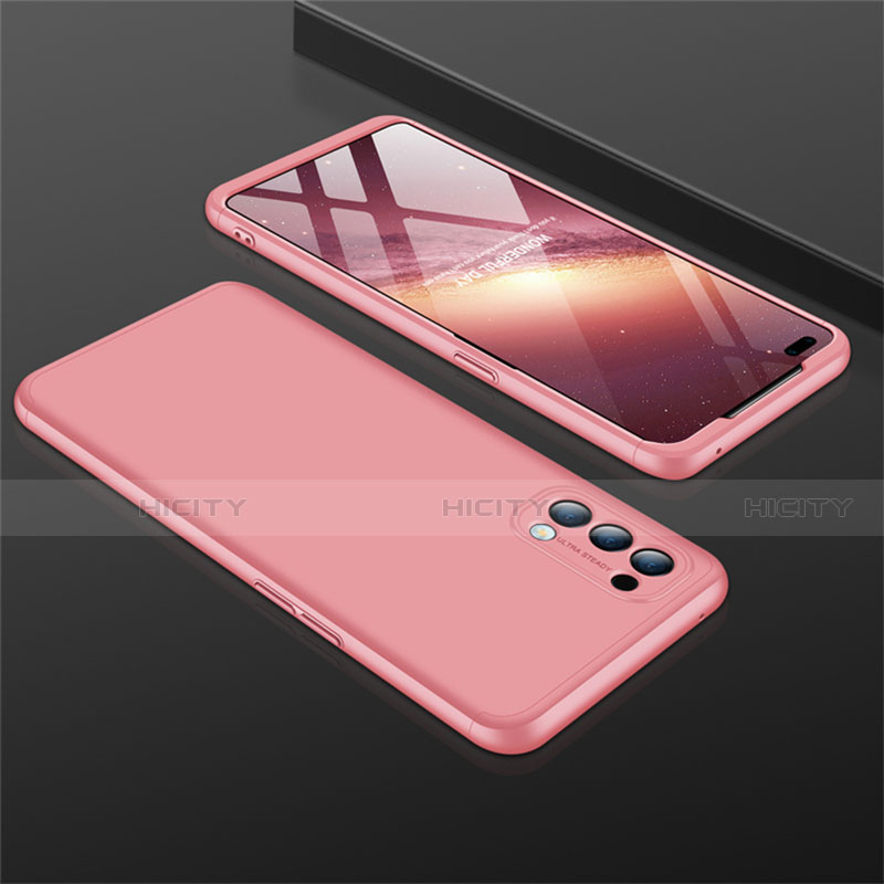 Custodia Plastica Rigida Cover Opaca Fronte e Retro 360 Gradi M01 per Oppo Reno4 4G