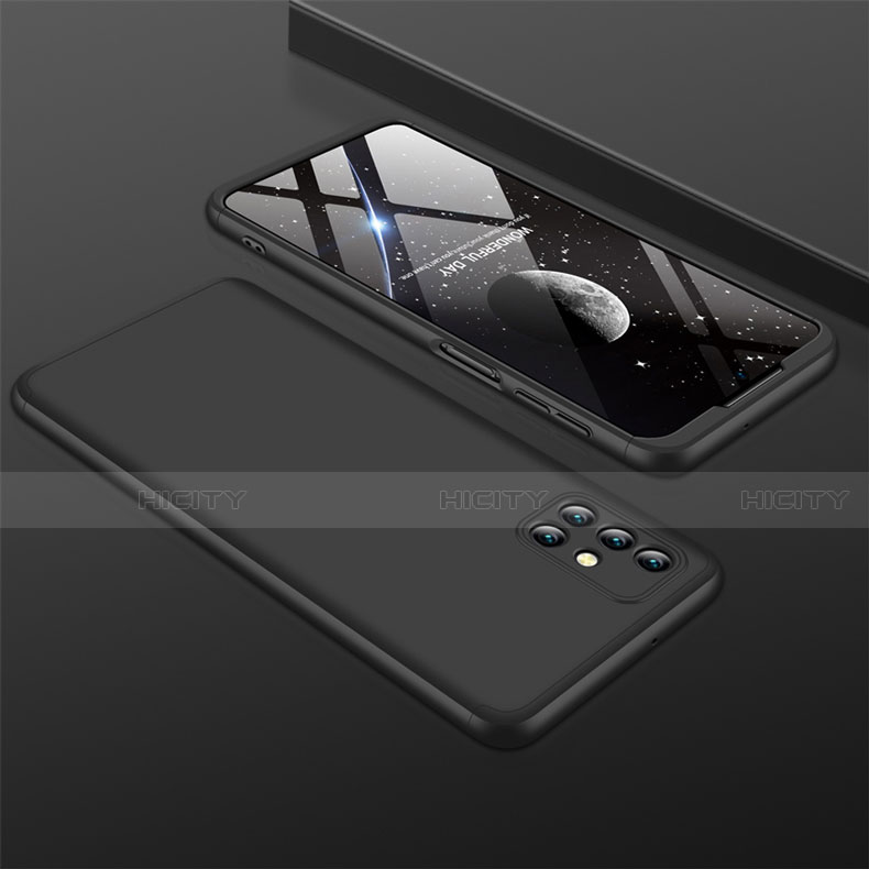 Custodia Plastica Rigida Cover Opaca Fronte e Retro 360 Gradi M01 per Samsung Galaxy M31s Nero