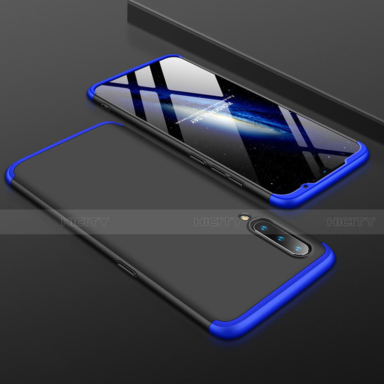 Custodia Plastica Rigida Cover Opaca Fronte e Retro 360 Gradi M01 per Xiaomi Mi 9 Blu e Nero