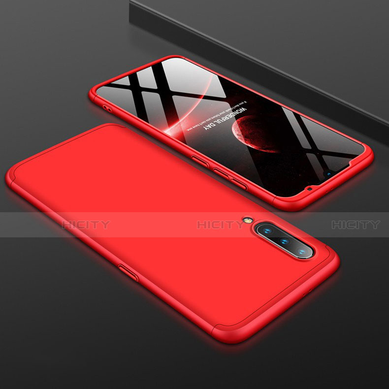 Custodia Plastica Rigida Cover Opaca Fronte e Retro 360 Gradi M01 per Xiaomi Mi 9 Pro Rosso