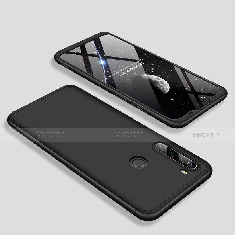 Custodia Plastica Rigida Cover Opaca Fronte e Retro 360 Gradi M01 per Xiaomi Redmi Note 8T Nero