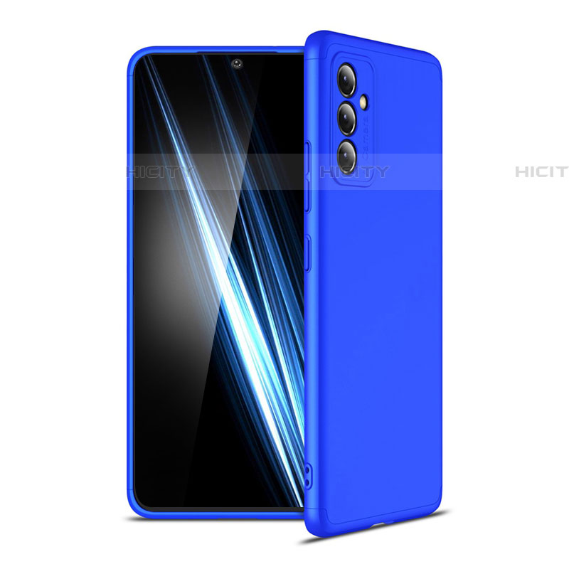 Custodia Plastica Rigida Cover Opaca Fronte e Retro 360 Gradi P01 per Samsung Galaxy A82 5G Blu