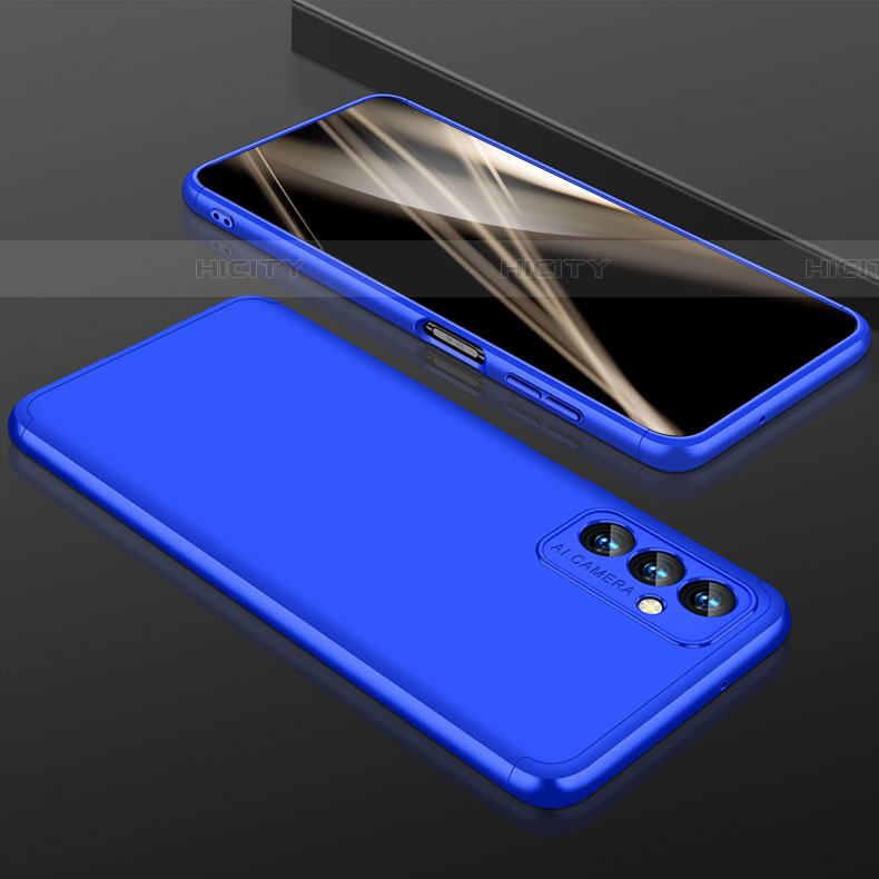 Custodia Plastica Rigida Cover Opaca Fronte e Retro 360 Gradi P01 per Samsung Galaxy M13 4G Blu