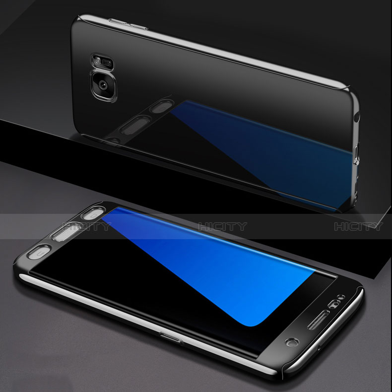 Custodia Plastica Rigida Cover Opaca Fronte e Retro 360 Gradi P01 per Samsung Galaxy S7 Edge G935F