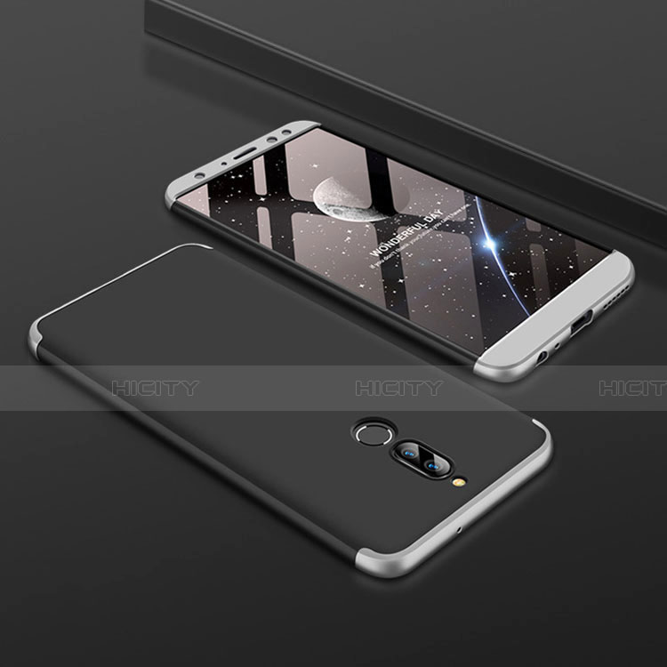 Custodia Plastica Rigida Cover Opaca Fronte e Retro 360 Gradi per Huawei G10 Argento