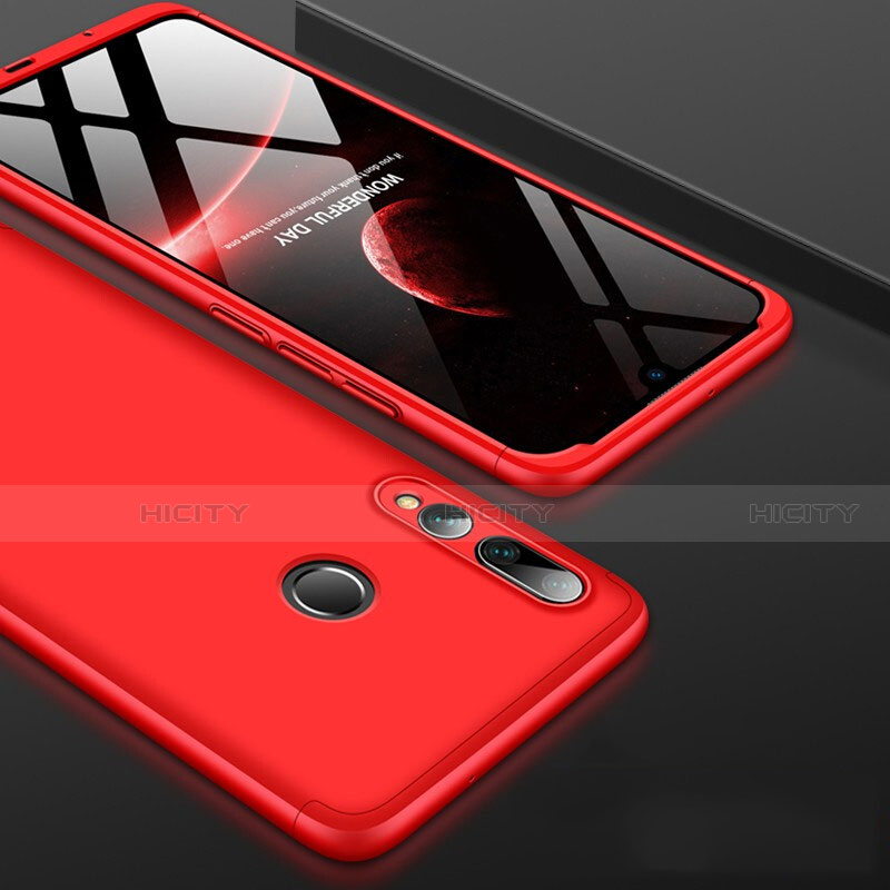 Custodia Plastica Rigida Cover Opaca Fronte e Retro 360 Gradi per Huawei Honor 20i Rosso