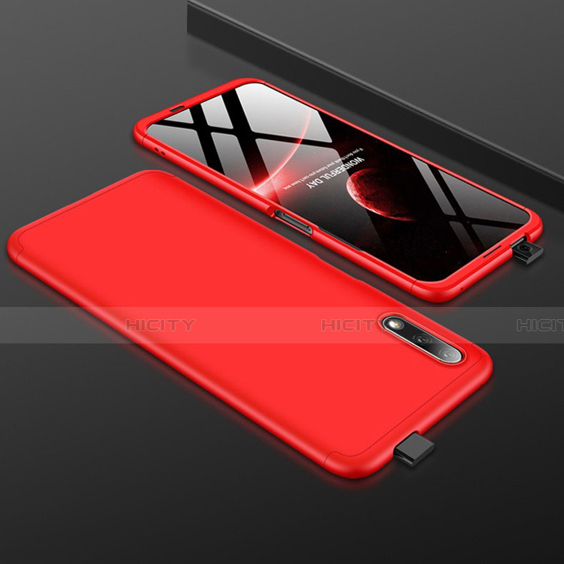 Custodia Plastica Rigida Cover Opaca Fronte e Retro 360 Gradi per Huawei Honor 9X Rosso