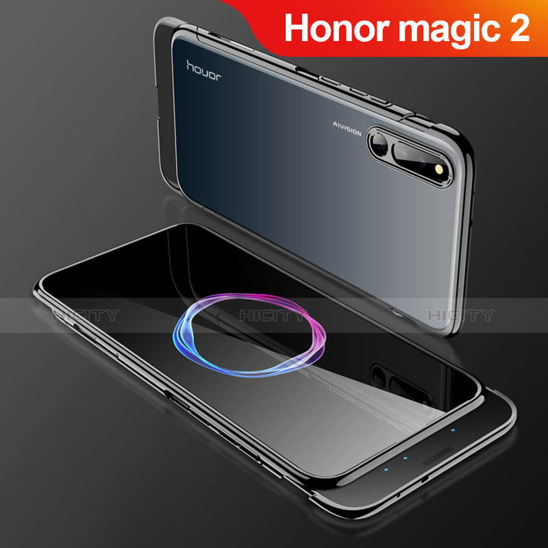 Custodia Plastica Rigida Cover Opaca Fronte e Retro 360 Gradi per Huawei Honor Magic 2 Nero