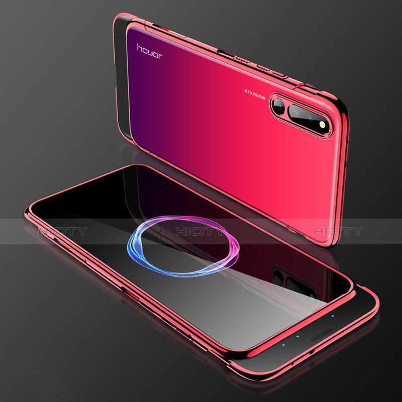 Custodia Plastica Rigida Cover Opaca Fronte e Retro 360 Gradi per Huawei Honor Magic 2 Rosso