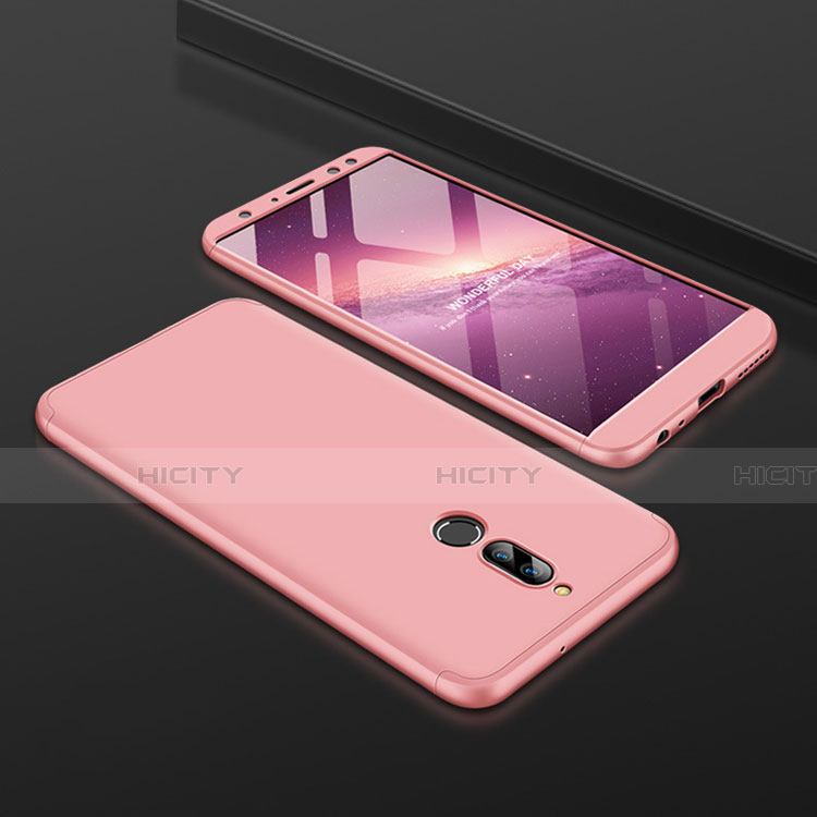Custodia Plastica Rigida Cover Opaca Fronte e Retro 360 Gradi per Huawei Mate 10 Lite Oro Rosa