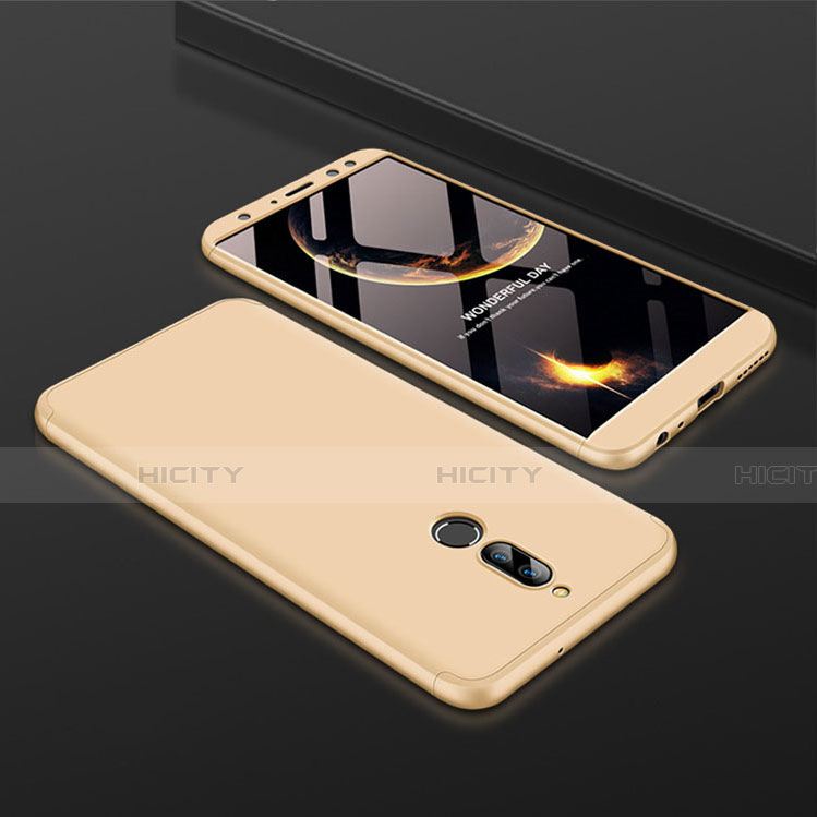 Custodia Plastica Rigida Cover Opaca Fronte e Retro 360 Gradi per Huawei Nova 2i Oro